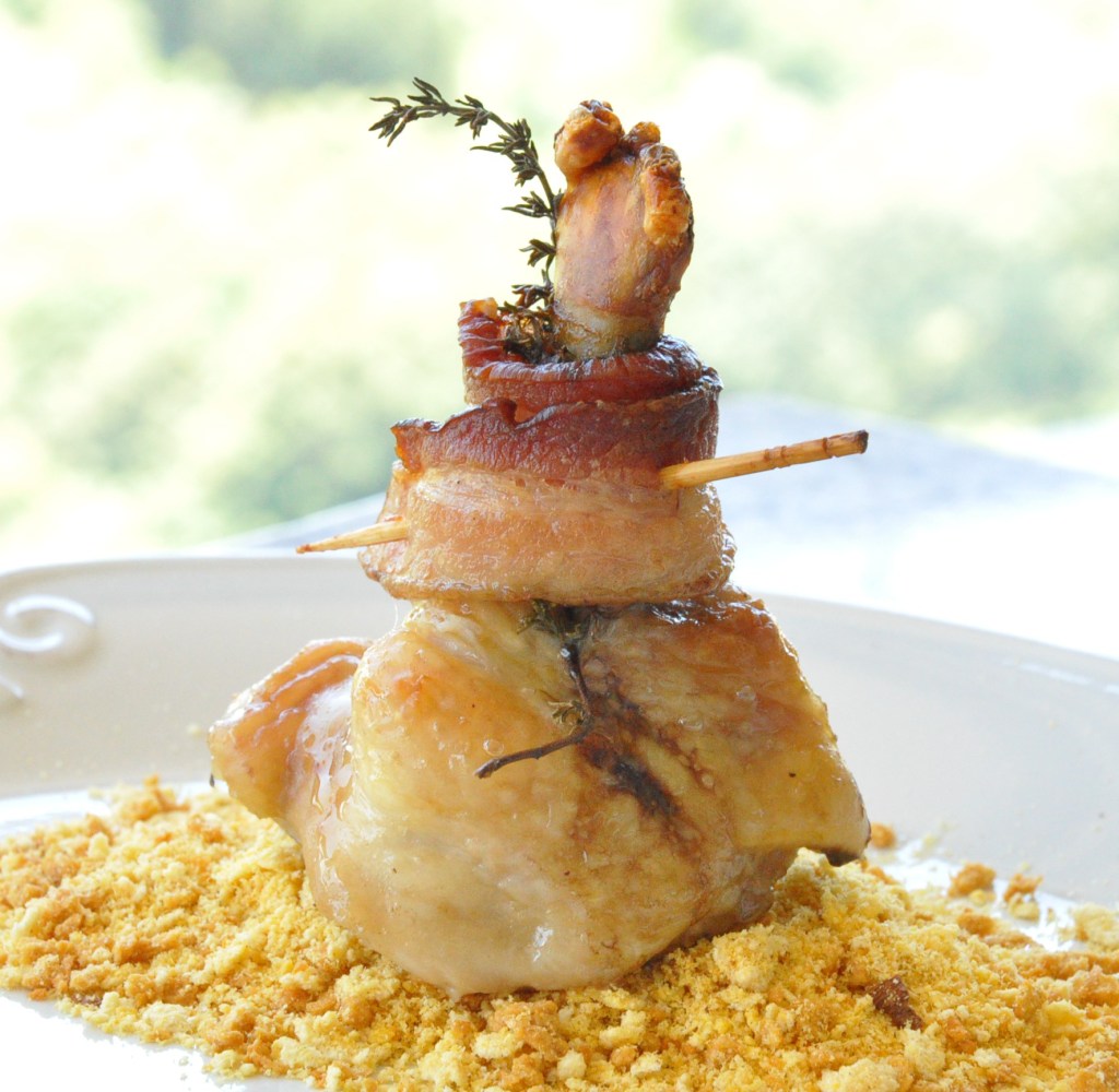 DRUMET DE FRANGO COM&nbsp;BACON